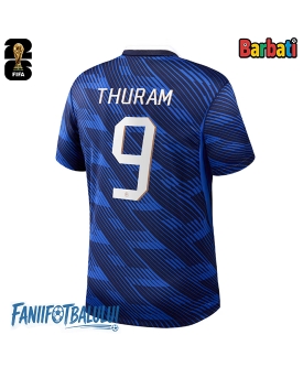 Franța Marcus Thuram #9 Tricou Fotbal Replică Mondial 2026 Barbati Acasa Franța Marcus Thuram #9 Tricou Fotbal Replică Mondial 2026 Barbati Acasa